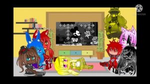 first fnia react to fnia ract to suicide mouse