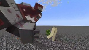 Redstone Monstrosity (CrimsonSteve's more mobs) vs World of bosses  Mob Battle  Minecraft