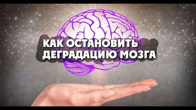 КАК ОСТАНОВИТЬ ДЕГРАДАЦИЮ МОЗГА