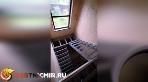 Как сделать лестницу на металлическом каркасе с деревянными ступенями