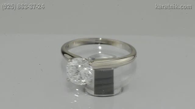 Золотое кольцо с бриллиантом 1.25 карат смотреть онлайн