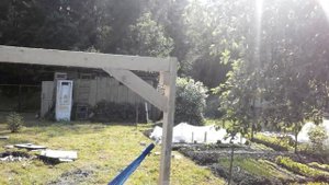 Стойка для гамака своими руками за день