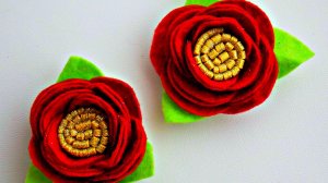 Цветы из фетра!