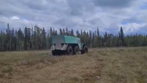 Вездеход Кипач 6х6. По болоту