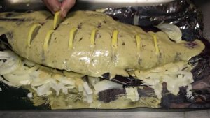 Лещ в духовке с картофелем :)