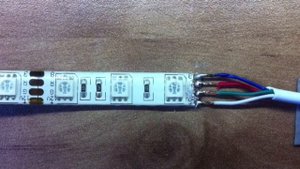 Подключение светодиодной ленты RGB 5050 60 LED/m с контроллером управления
