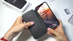 Apple Leather Folio Кожанный Чехол для iPhone Xs Max