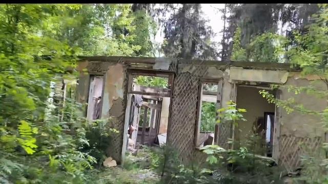 Нашли заброшенный лагерь в лесу !!!