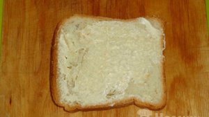 Тосты с соленой рыбой и сыром в мультипекаре