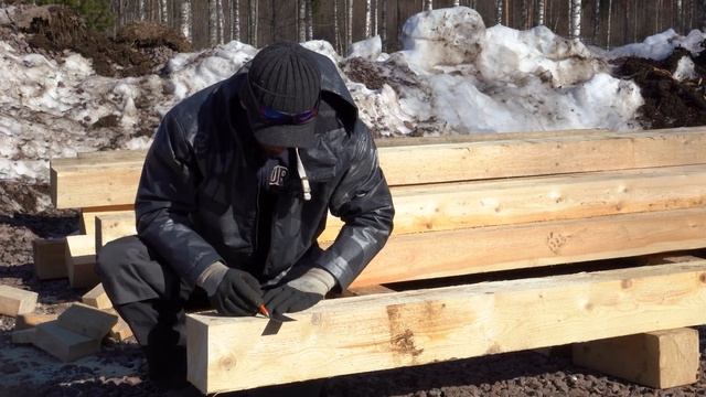 Как сделать обвязку свай? Этапы строительства каркасного дома смотреть онлайн