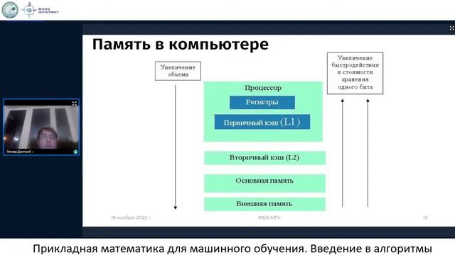Прикладная математика для машинного обучения. Введение в алгоритмы. Лекция 2 смотреть онлайн