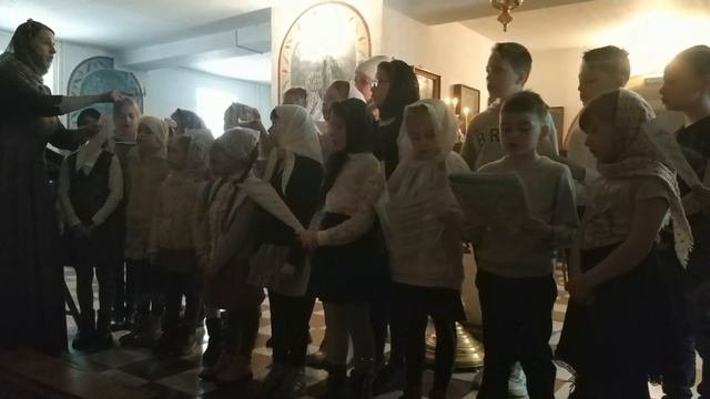 Детский хор Воскресной школы им. преп. Сергия Радонежского храма Живоначальной Троицы г.Ишимбай