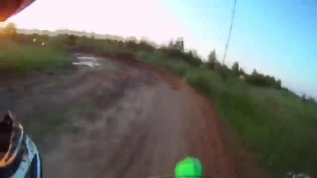 Прыжки на Kawasaki kx250f