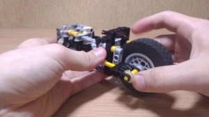 Самодельный мотоцикл из Лего техник и др.