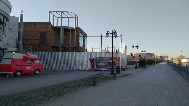 Петровская (Центральная) набережная Астрахани (Большая прогулка)