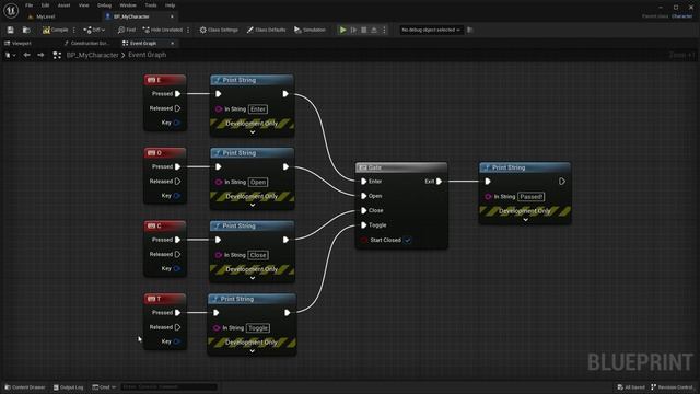 Gate (Flow Control) - Tüm Node'lara Bakış | Unreal Engine 5 Tutorial #UnrealEngine #Gate