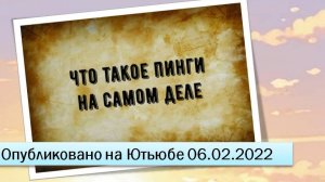 Что такое пинги на самом деле (06.02.2022)