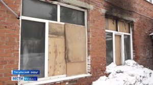 В Тисульском округе сгорел детский сад