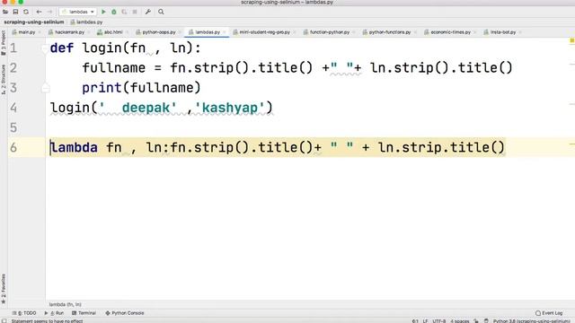 Lambda Function in Python | Python Tutorial For Beginners | Python Programming