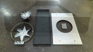 ТЭН, Вентилятор конвекции, защитный экран, крепление. КОМПЛЕКТ ДЛЯ КОПТИЛЬНИ.