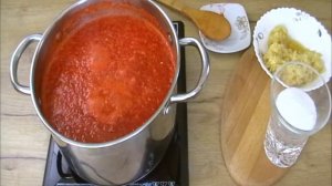 Острая Аджика На Зиму ? Простой и вкусный рецепт аджики из помидоров ?