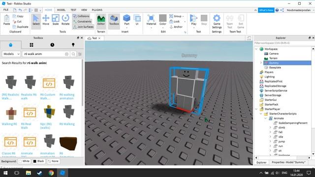 Как добавить анимацию в вашу игру в роблоксе? --- Roblox Studio смотреть онлайн