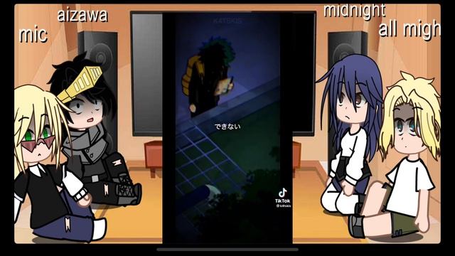 Pro hero’s react to middle school Deku смотреть онлайн