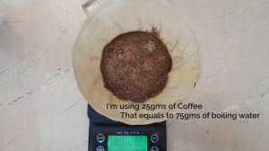 Pour over Coffee technique with a V60