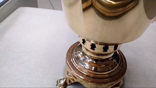 Угольный самовар на дровах 7 литров желтый Самовары.ком(samovary.com) смотреть онлайн