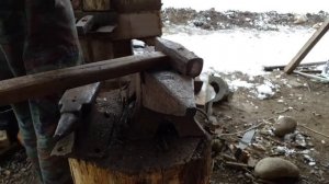 Как выковать нож из подшипника