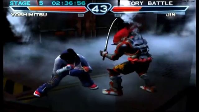 Tekken 4 - Yoshimitsu - Walkthrough [02] смотреть онлайн