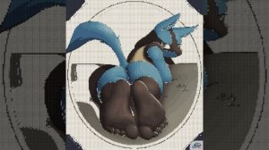 The Best Furry(+18):Drawing the attractive Lucario #10ksubs #furry #pokemon