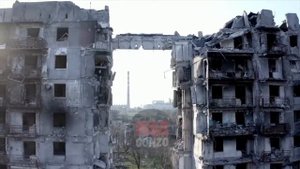 Мариуполь. Микрорайон Восточный. Съемка с дрона.