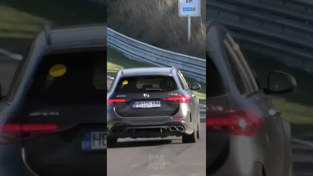 New Mercedes-AMG C63 S WAGON Testing at the Nurburgring смотреть онлайн