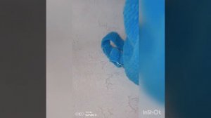 Рюкзачок Котик из плюшевой пряжи