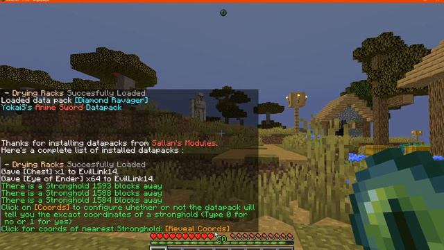 Better Stronghold Locating 1.16.2 Datapack Overview смотреть онлайн