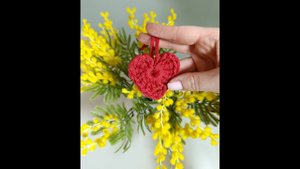 Брелок Сердце ❤️ крючком  легко и просто