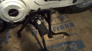 Доработка боковой подножки на Bajaj Boxer BM150