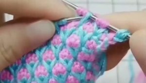 Узор спицами и крючком - Вязание спицами и крючком