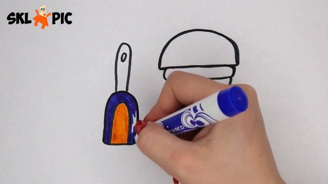 Раскраска для детей ДЕТСКИЙ НАБОР смотреть онлайн