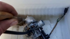 Чистка карбюратора и воздушного фильтра, на Yamaha BWS 50