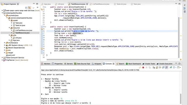 Web Service Ruby Rest + Cliente Java