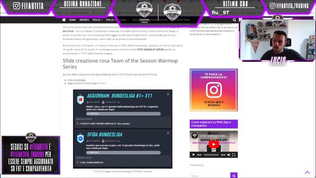 Warm-UP #TOTS FIFA 23 | Investimenti ed Analisi mercato di #FUT 22 смотреть онлайн