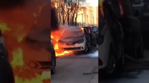 Сгорел рено логан
