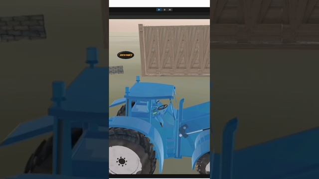 Loader tractor simulator game in unity engine #unity3d #madewithunity #unitygame @pipinosymmetric