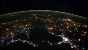 Вид на Землю из космоса. Съемка с МКС.