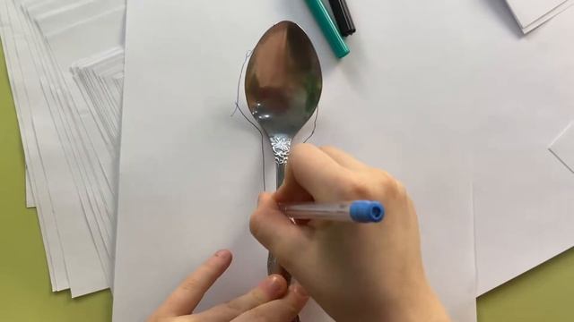 3D ЛОЖКА. Рисуем трёхмерное изображение. ШКОЛА ДИНОЗАВРИКА ИГОРЁШИ смотреть онлайн