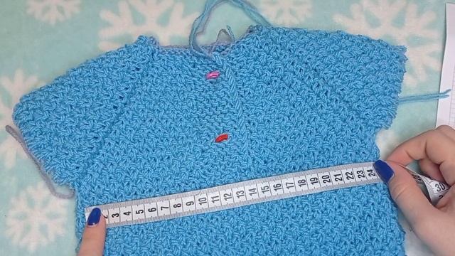 Толстовка спицами / кофта узором рис / от 0 до 1 года / подробный мастер класс