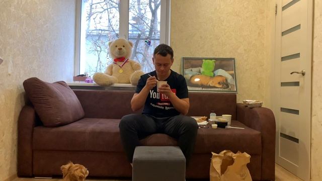 Обзор доставки еды из Кафе Театральное Киров. #доставка #еда #обзореды