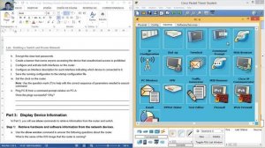 6.5.1.2 Lab - Building a Switch and Router Network